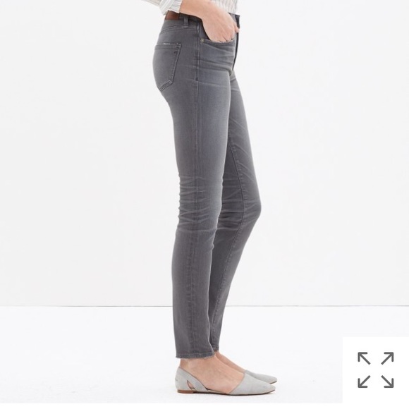 *SOLD* Madewell 9" high-rise skinny grey - Picture 2 of 8
